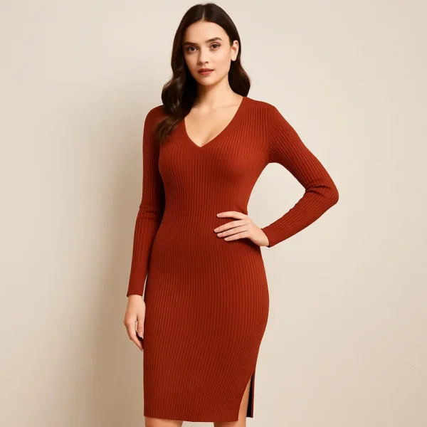 Vestido guinda