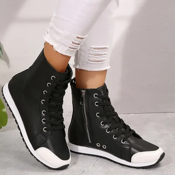 Botines deportivos varios colores con cremallera - Imagen 4
