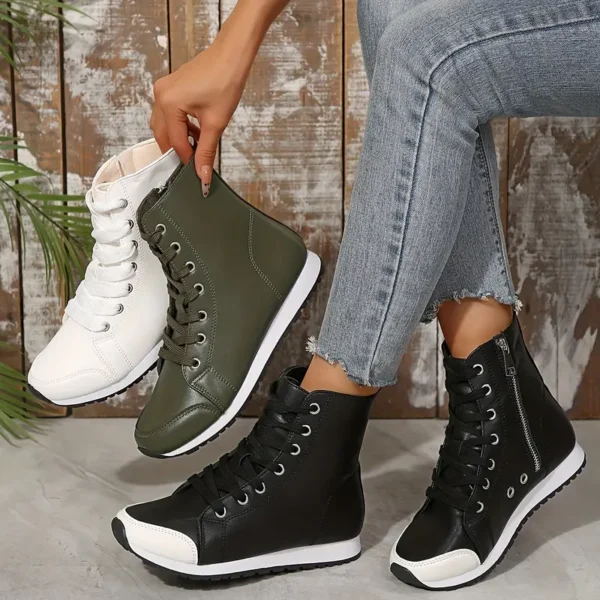 Botines deportivos varios colores con cremallera - Imagen 6