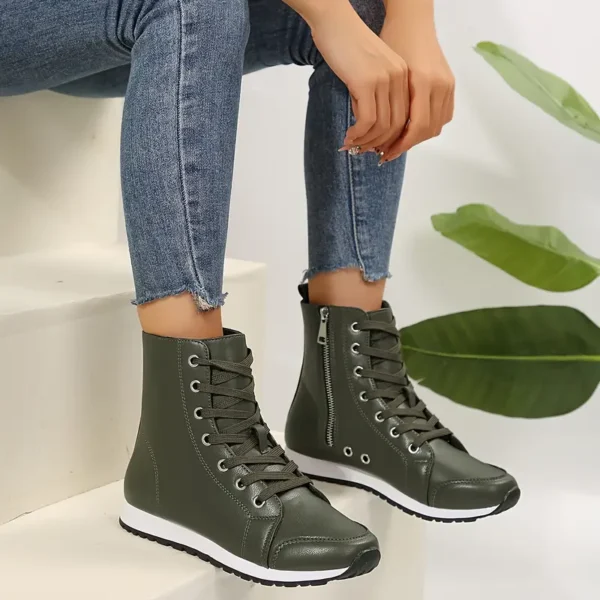 Botines deportivos varios colores con cremallera - Imagen 9