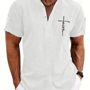 Camiseta manga Corta Henley