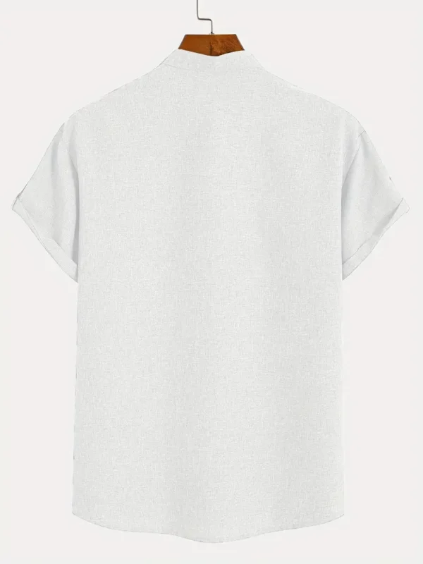 Camiseta manga Corta Henley - Imagen 2