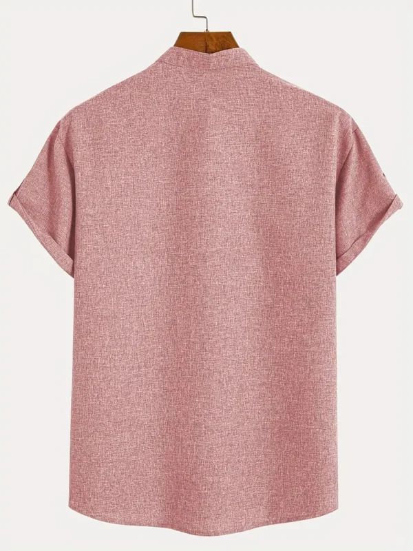 Camiseta manga Corta Henley - Imagen 6