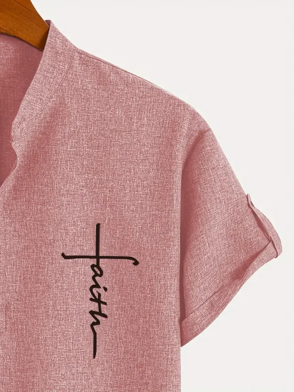 Camiseta manga Corta Henley - Imagen 8