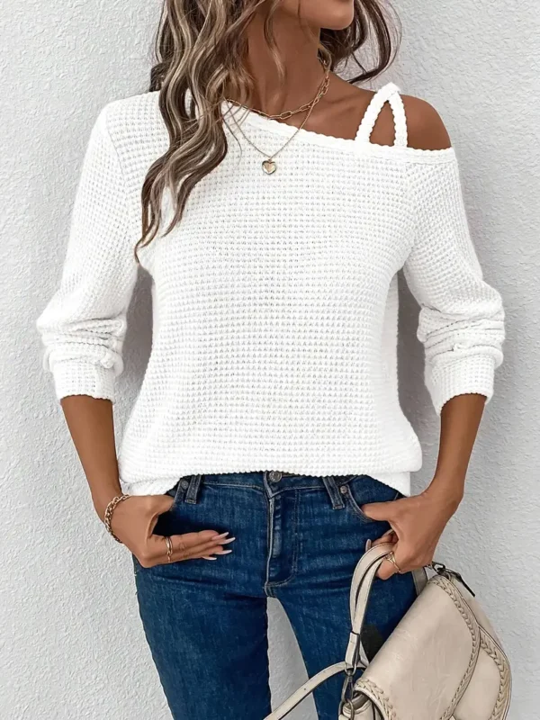 Camisita casual color blanco - Imagen 3