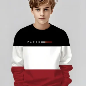 Sudadera tricolor